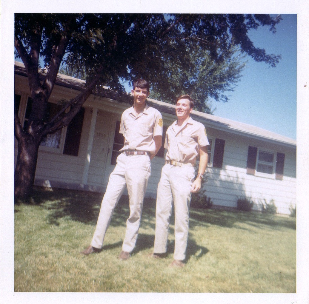 Terry and his best friend, Ron Johnson